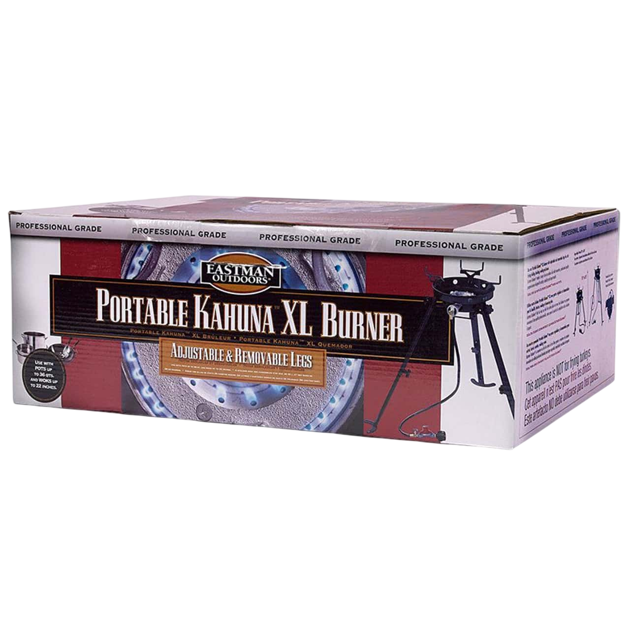 Portable Kahuna Burner packaging