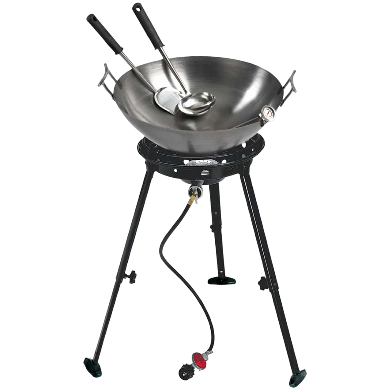 22" Carbon Steel Wok Kit w/ Big Kahuna Burner