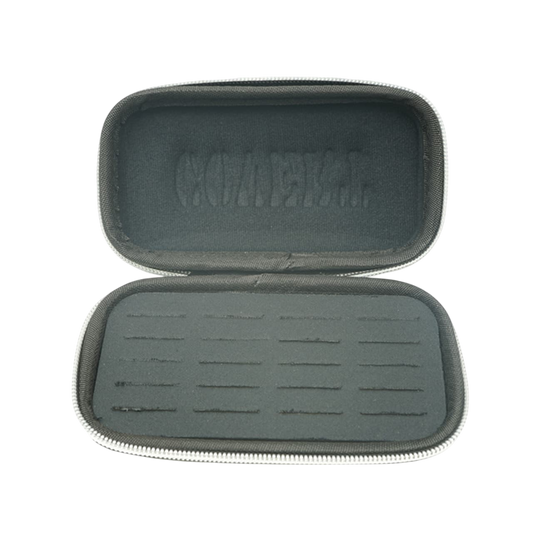 SD card carrying case open