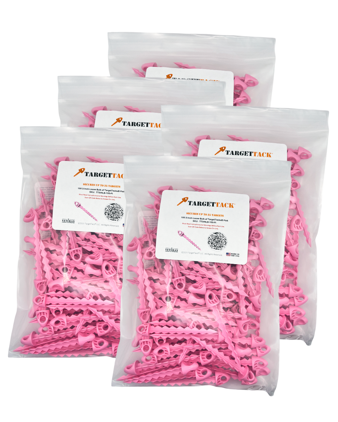 25 3-Inch Loose Bulk of TargetTacks®