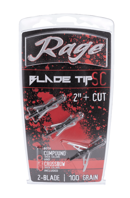 1. High-quality blade tips for bowhunting and archery, 2-inch cut, 100-grain arrow tips.