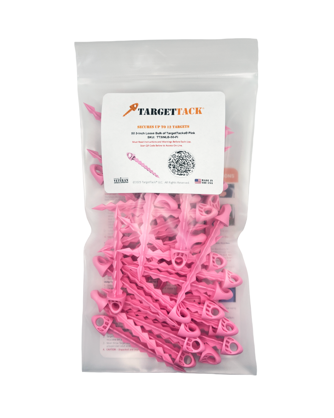 50 3-Inch Loose Bulk of TargetTacks®