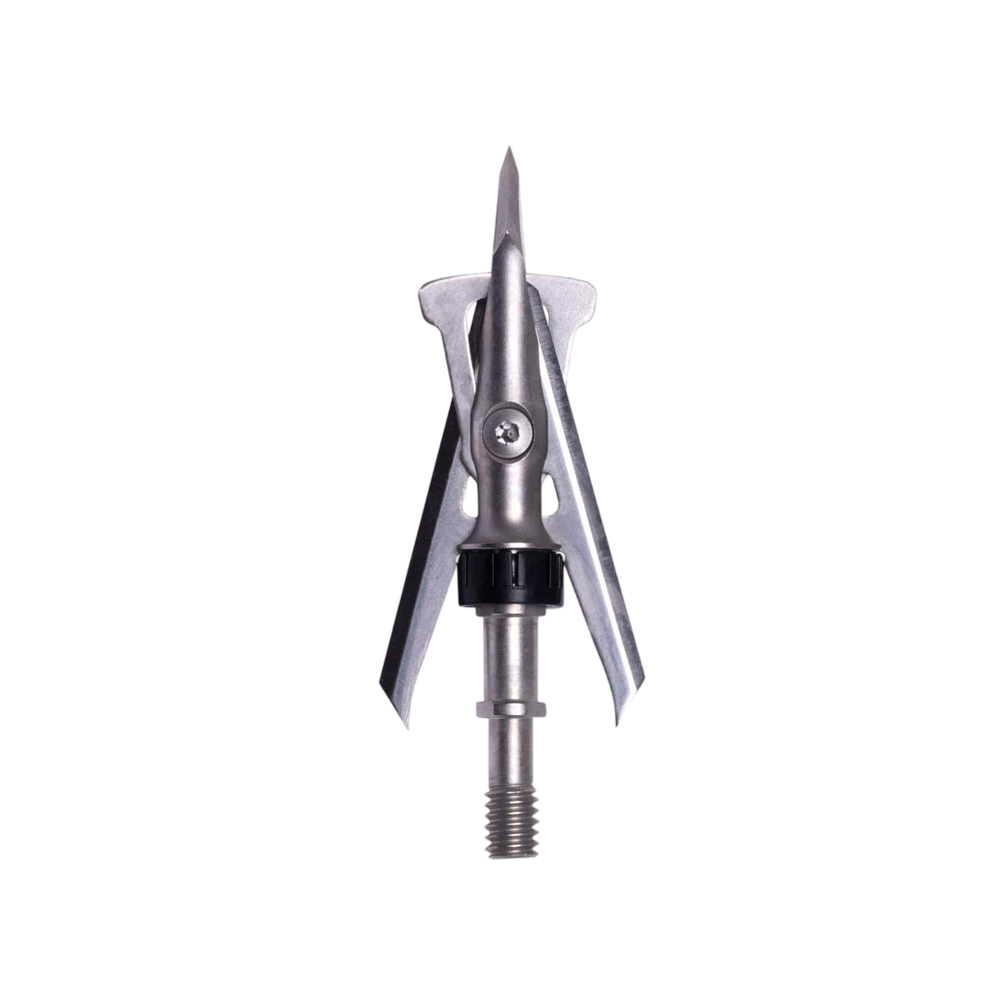 Precision archery arrow rest for bowhunting and target shooting, made of durable stainless steel and aluminum.