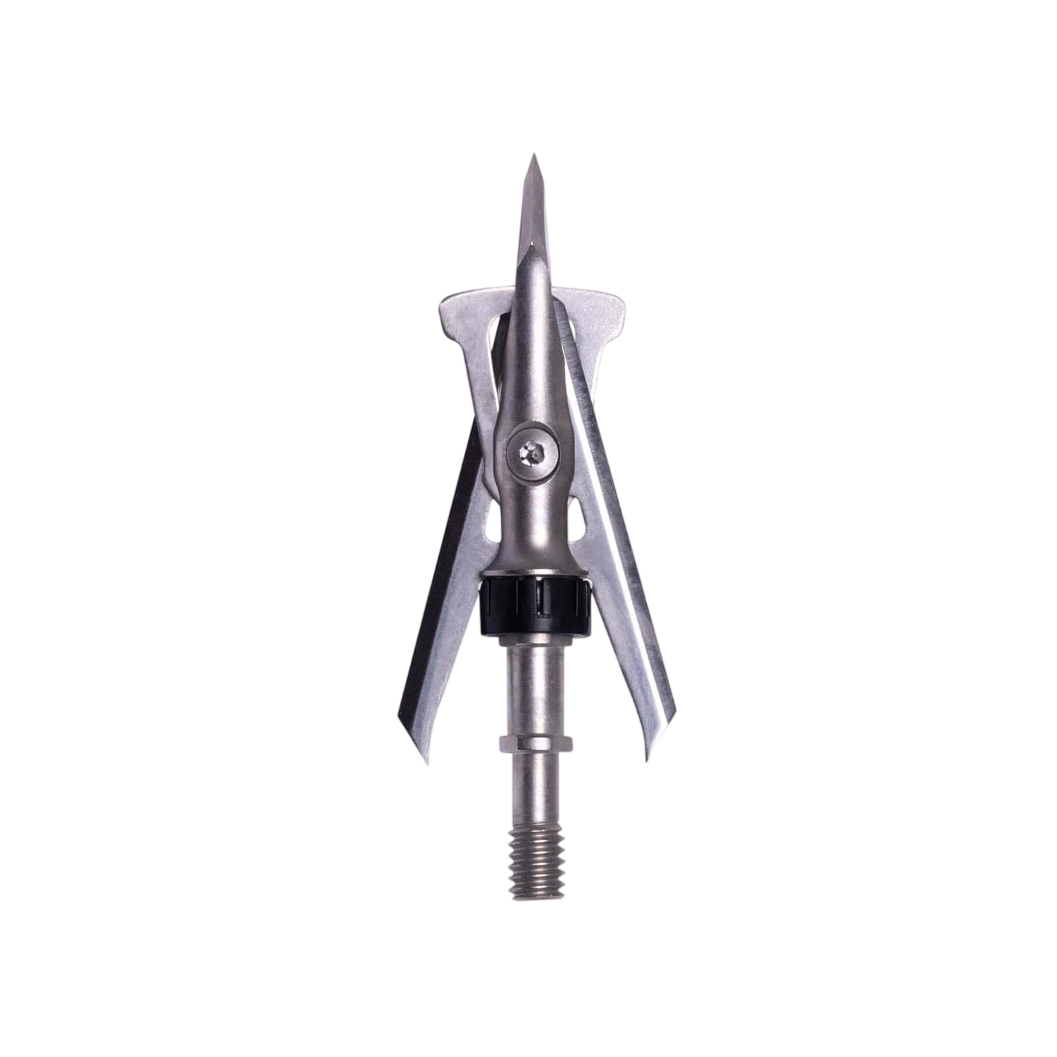 Precision archery arrow rest for bowhunting and target shooting, made of durable stainless steel and aluminum.