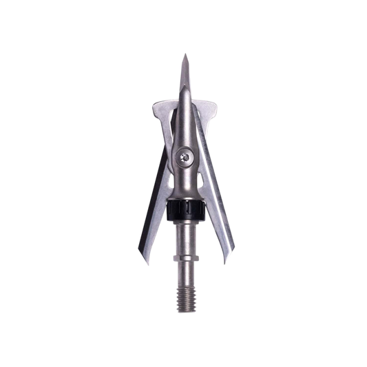Precision archery arrow rest for bowhunting and target shooting, made of durable stainless steel and aluminum.