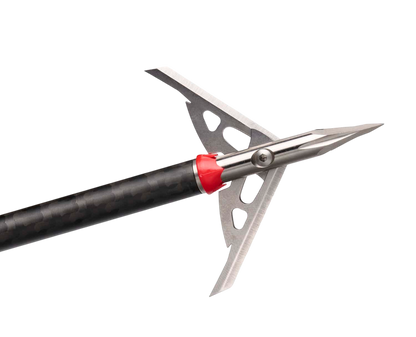 High-performance carbon arrow broadhead tip for archery and bowhunting.