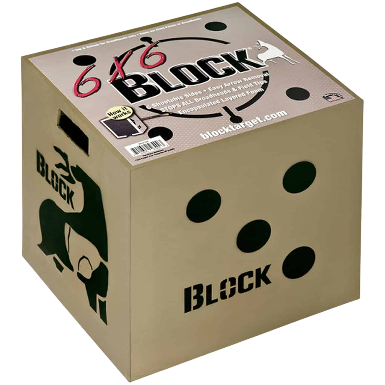 BLOCK 6x6 | BLOCK Targets – Feradyne Outdoors