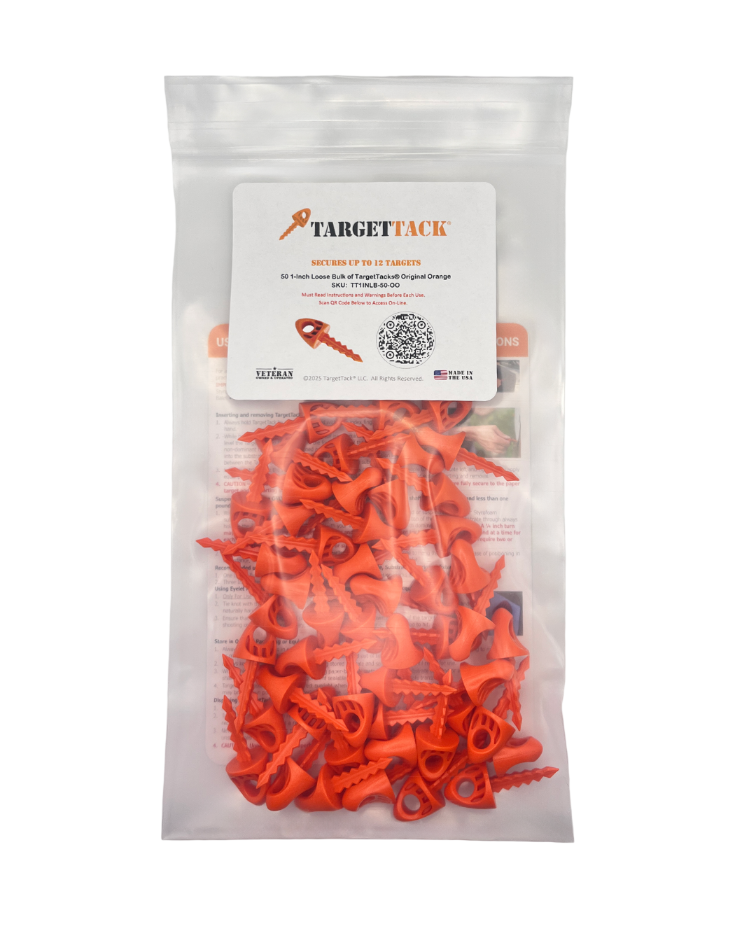 50 1-Inch Loose Bulk of TargetTacks®