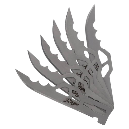 High-performance bowhunting broadhead blades for precision and durability.