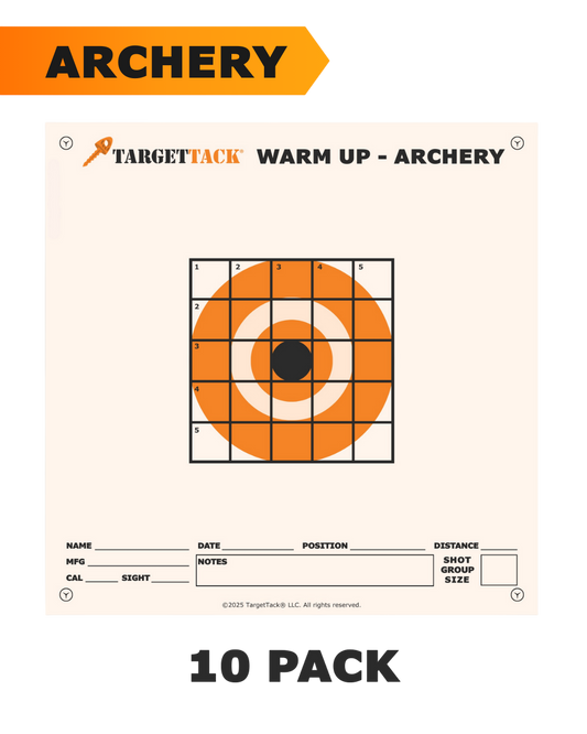 12" by 12" Archery Practice Targets - 10 Pack