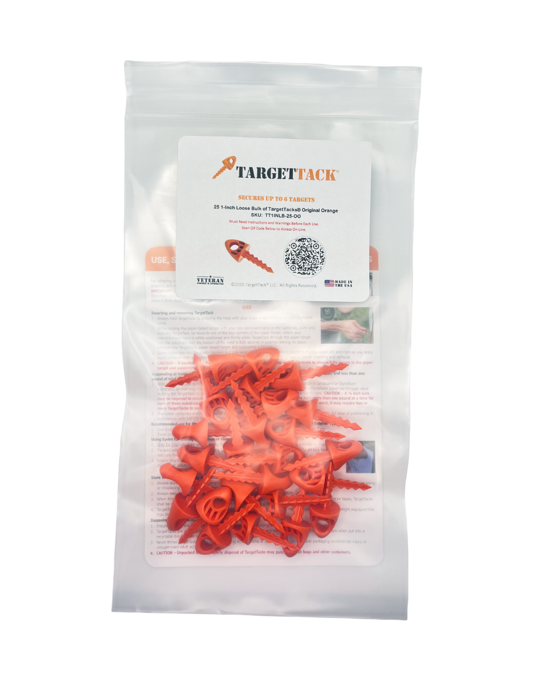 25 1-Inch Loose Bulk of TargetTacks®