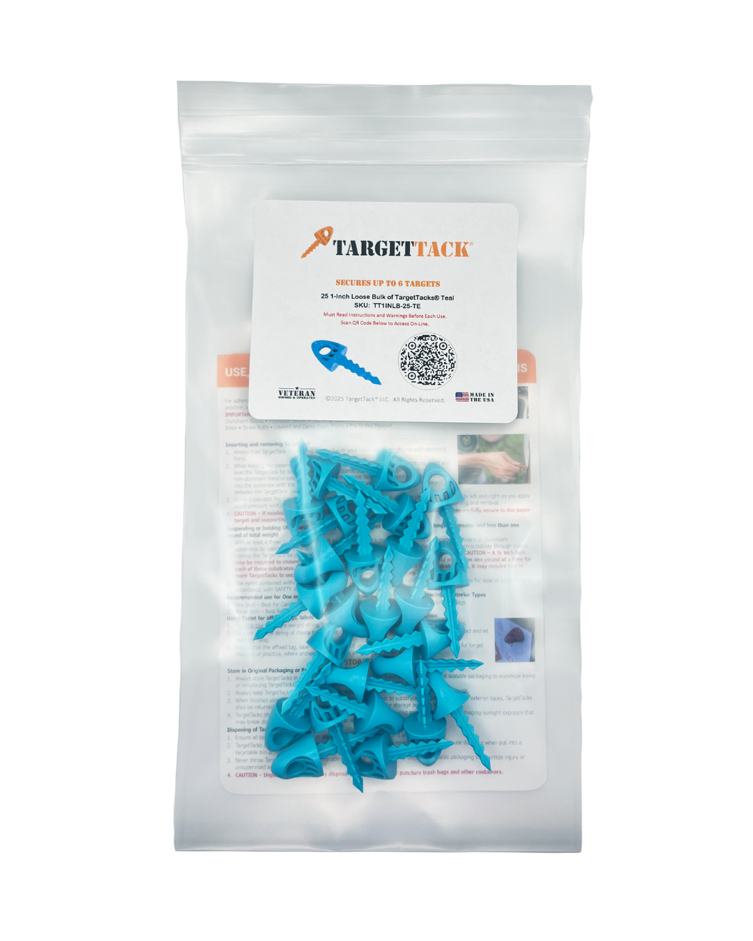 25 1-Inch Loose Bulk of TargetTacks®
