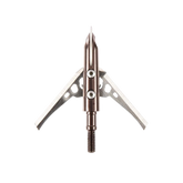 High-performance archery broadhead with steel blades and precision craftsmanship for bowhunting success.