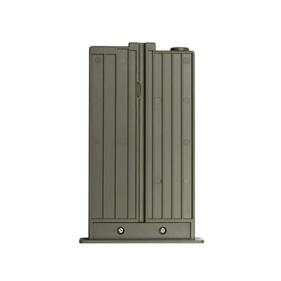 Aluminum ground blind platform for bowhunting and archery concealment.