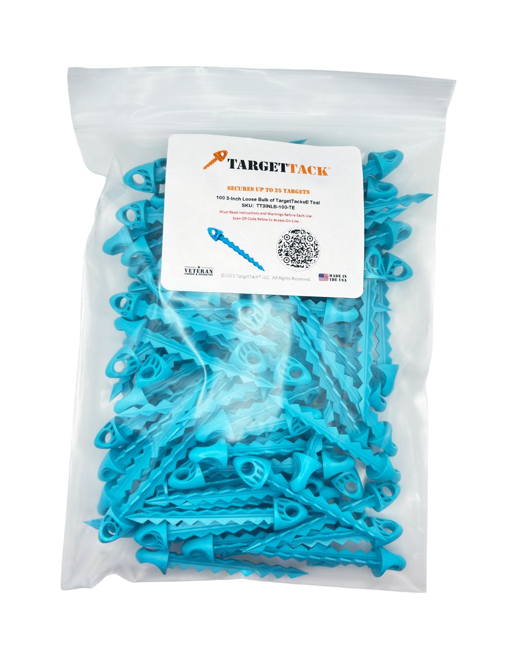 25 3-Inch Loose Bulk of TargetTacks®