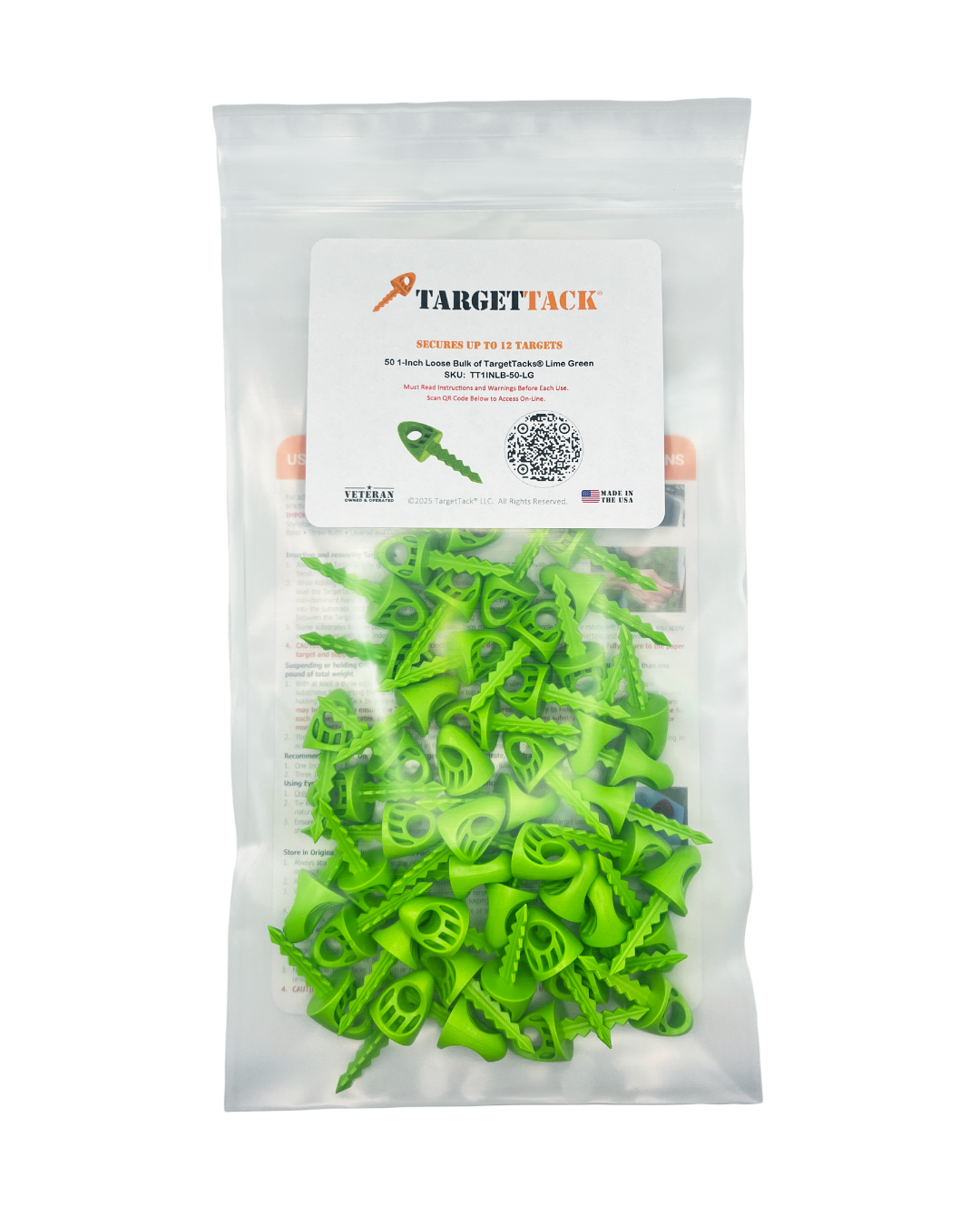 50 1-Inch Loose Bulk of TargetTacks®