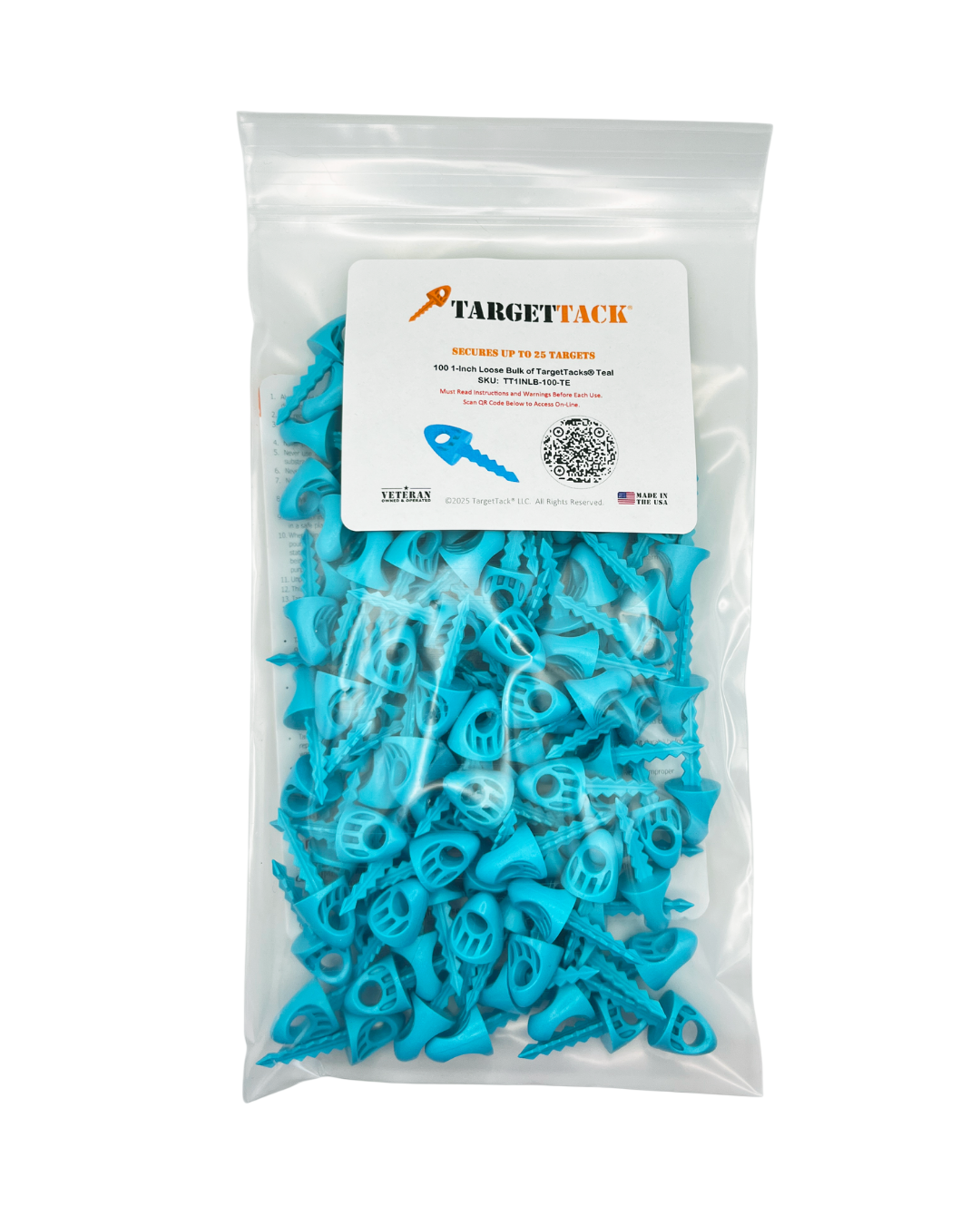 100 1-Inch Loose Bulk of TargetTacks®