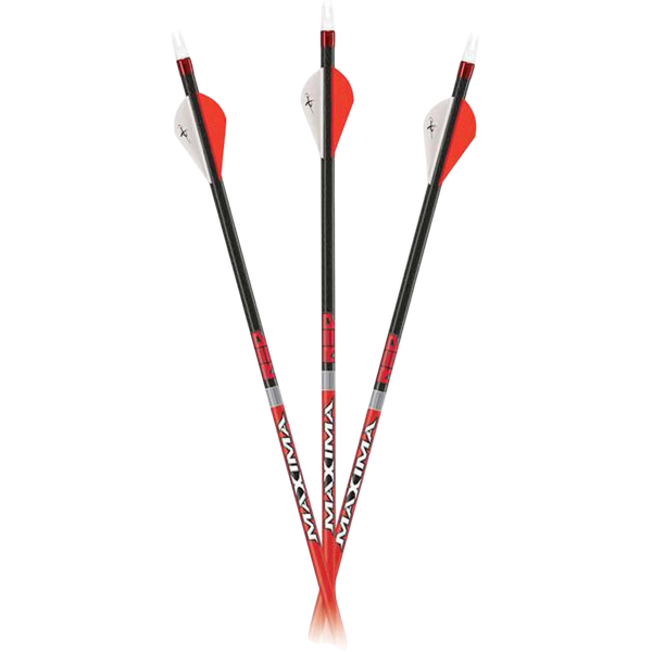 Carbon Express Maxima Red arrows in a fan arrangement