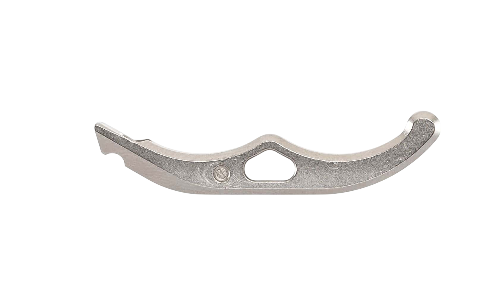 High-strength archery bow limb pocket, durable metal component for bow accessories.