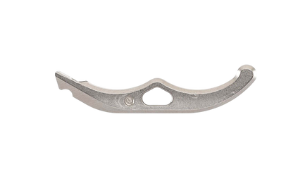 High-strength archery bow limb pocket, durable metal component for bow accessories.