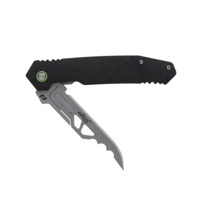 High-quality multi-tool with blade and hook for outdoor hunting and archery tasks.