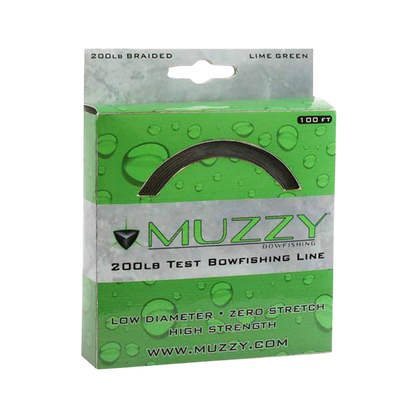 Lime Green Braided Bowfishing Line Package