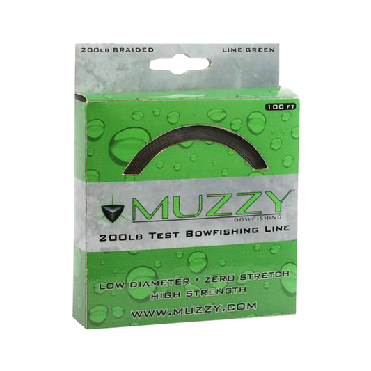 Lime Green Braided Bowfishing Line Package