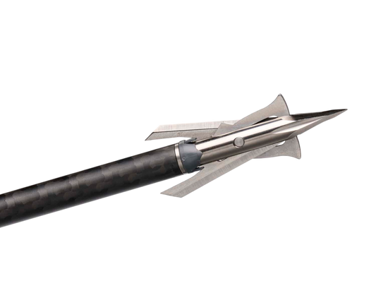 High-performance barbed arrow tip for archery and bowhunting gear.