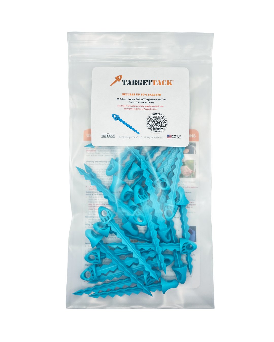 25 3-Inch Loose Bulk of TargetTacks®