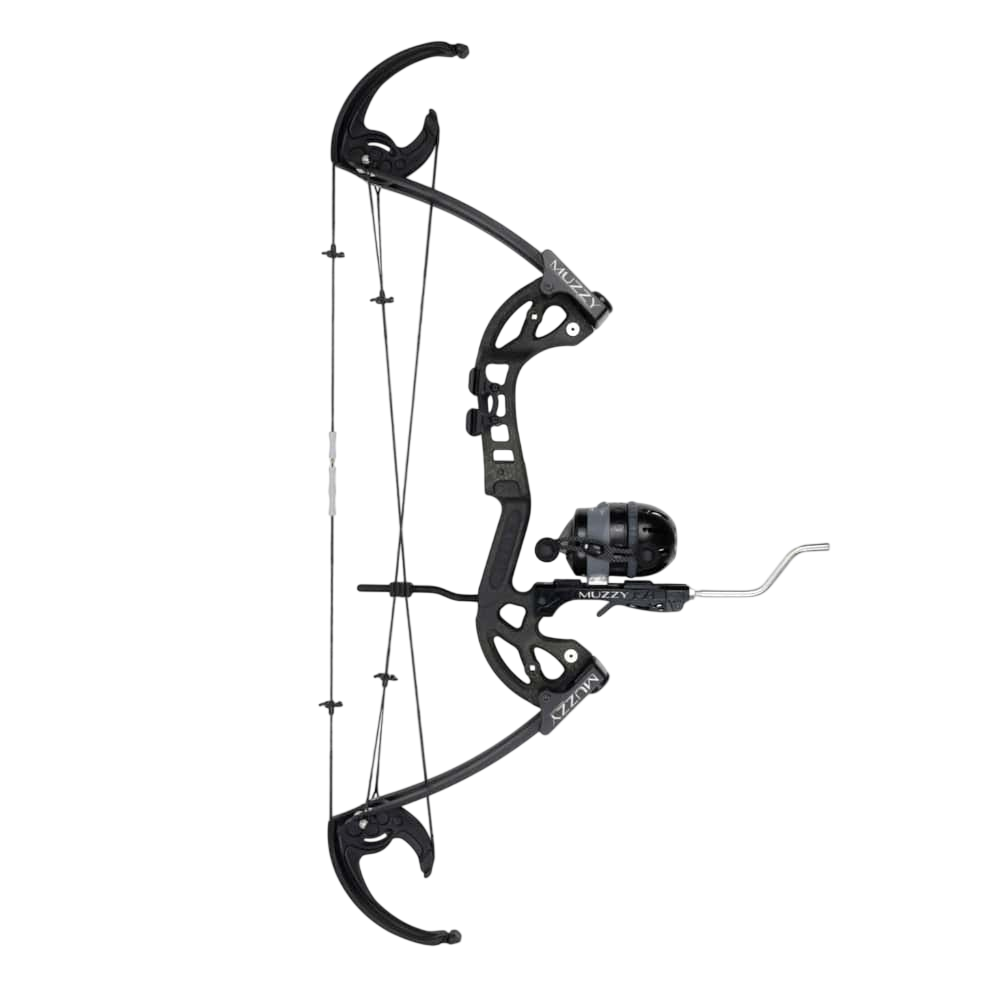 Compact crossbow with sleek black design and adjustable grip, ideal for archery enthusiasts.