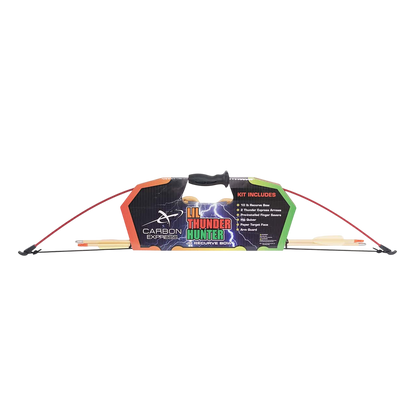 Kids archery toy with foam arrows and recurve bow for outdoor fun and target practice.
