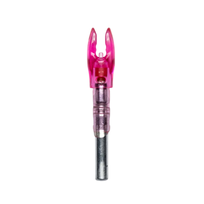 Pink Bow String Nock Point Indicator for Bowhunting and Archery Accessories.