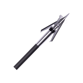 Precision tactical ice axe with aluminum shaft and sharp steel pick for outdoor safety.