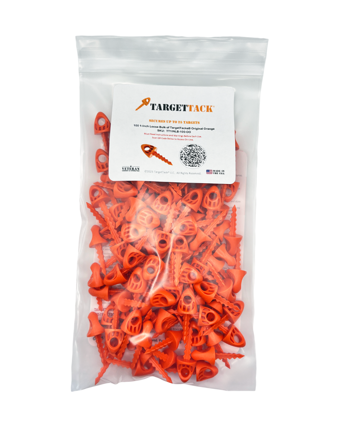 100 1-Inch Loose Bulk of TargetTacks®
