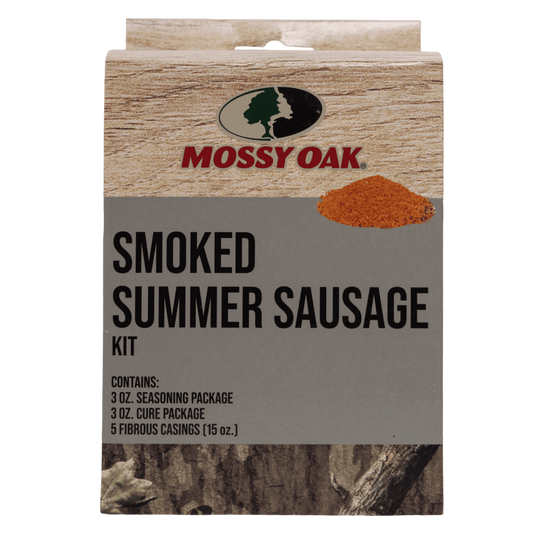 1. Mossy Oak Smoked Summer Sausage Kit for outdoor cooking and hunting trips.