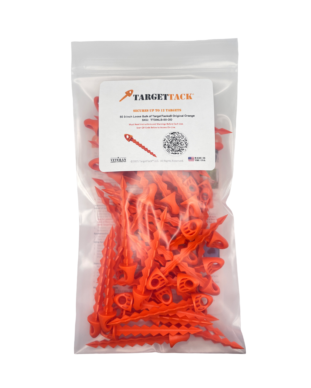 50 3-Inch Loose Bulk of TargetTacks®