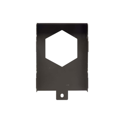 Durable black archery target mounting plate for bowhunting and outdoor shooting activities.