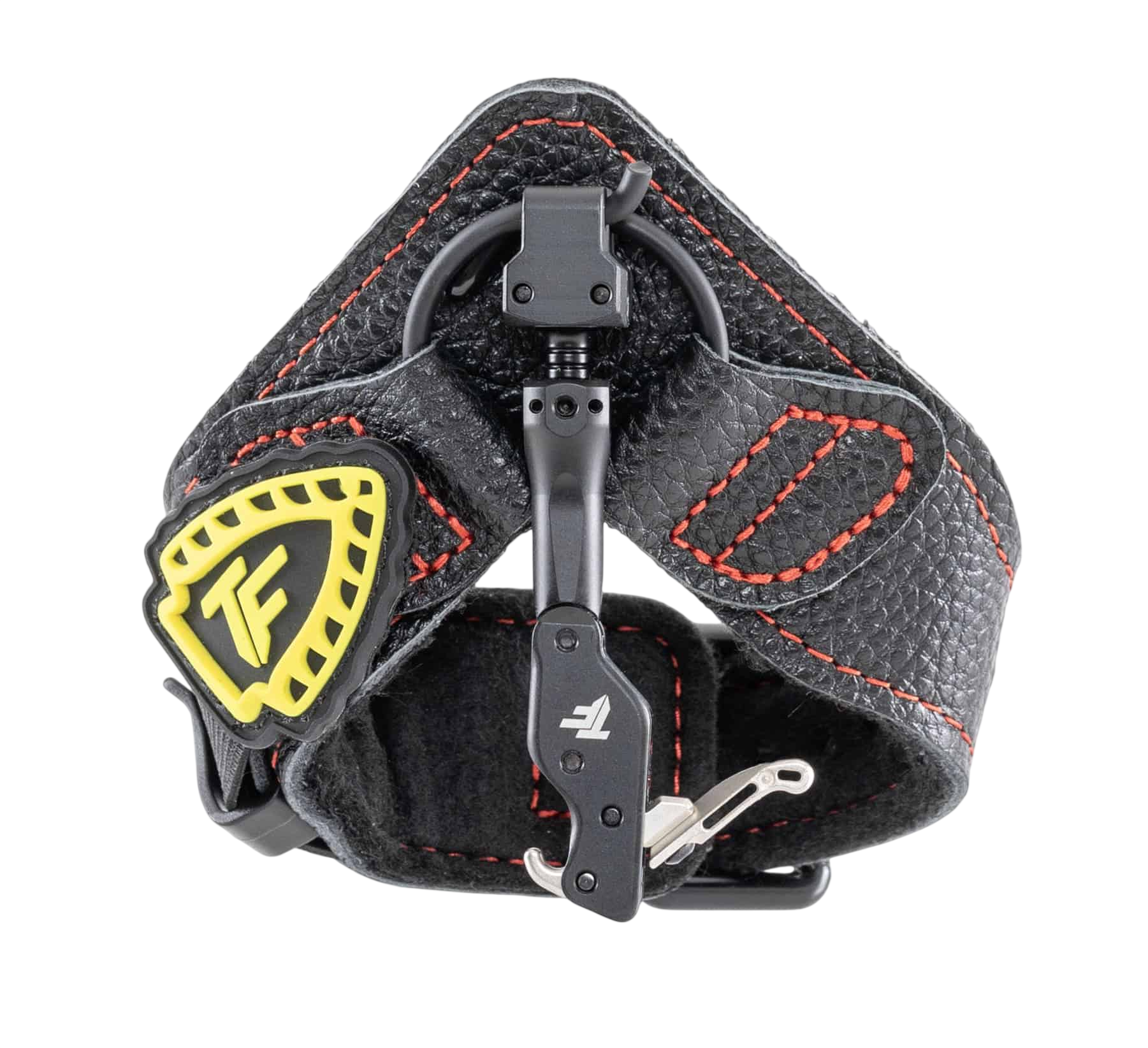 Premium archery release with adjustable strap and trigger for bowhunting.