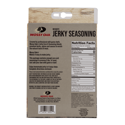 1. Jerky seasoning packet with natural ingredients for homemade jerky.