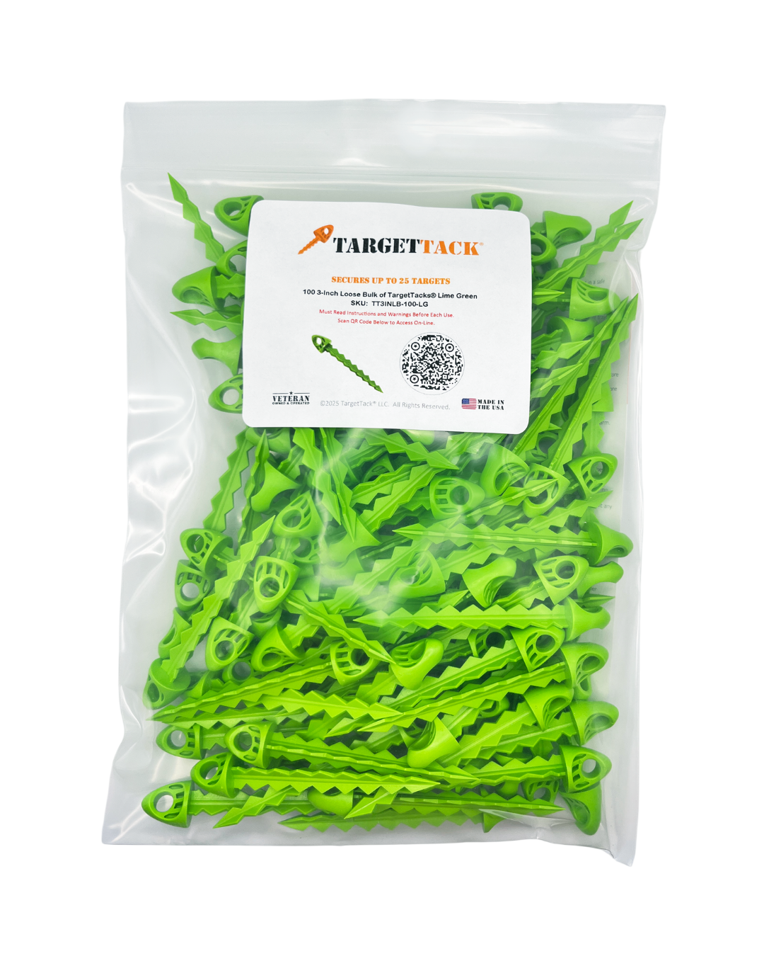 100 3-Inch Loose Bulk of TargetTacks®