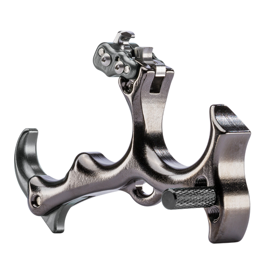 Precision bowstring clamp for archery and bowhunting accessories.