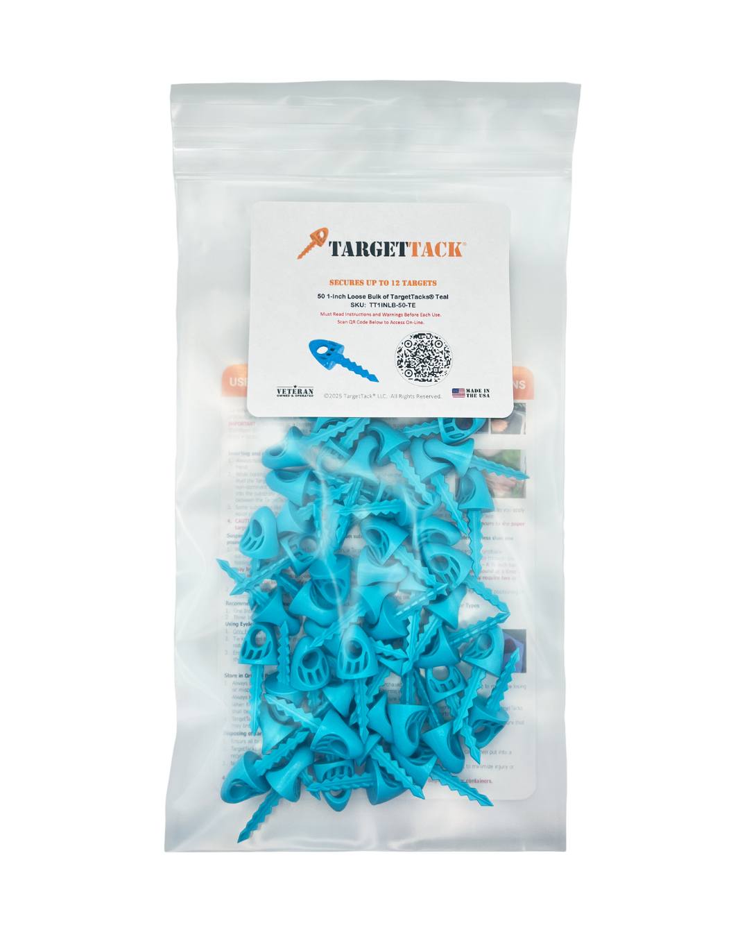 50 1-Inch Loose Bulk of TargetTacks®