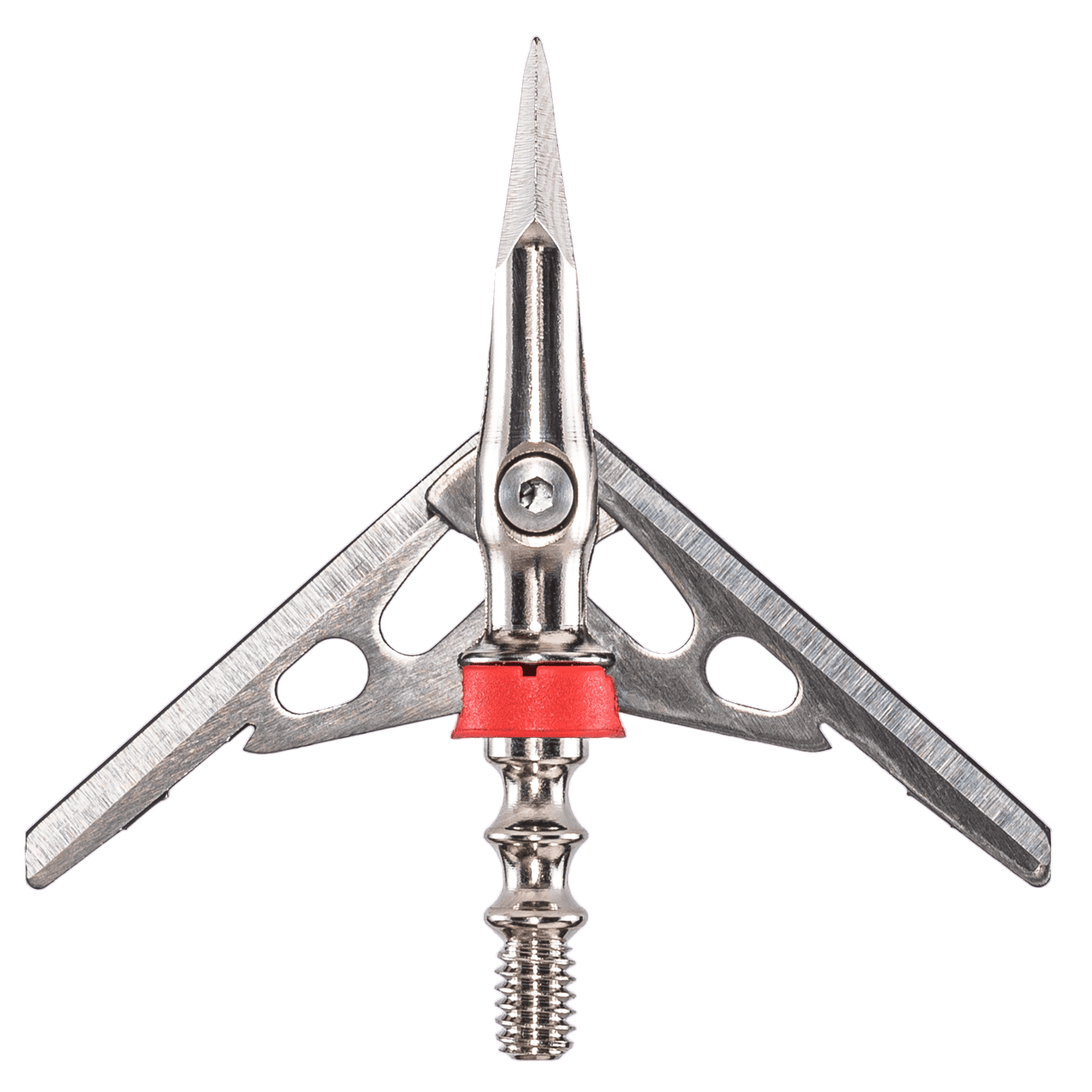 Adjustable archery arrow rest with metal clips and spring mechanism for bowhunting.