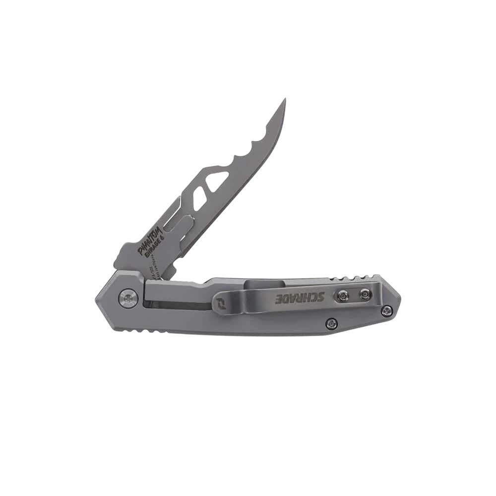 High-quality tactical folding knife with serrated blade for outdoor survival and hunting.