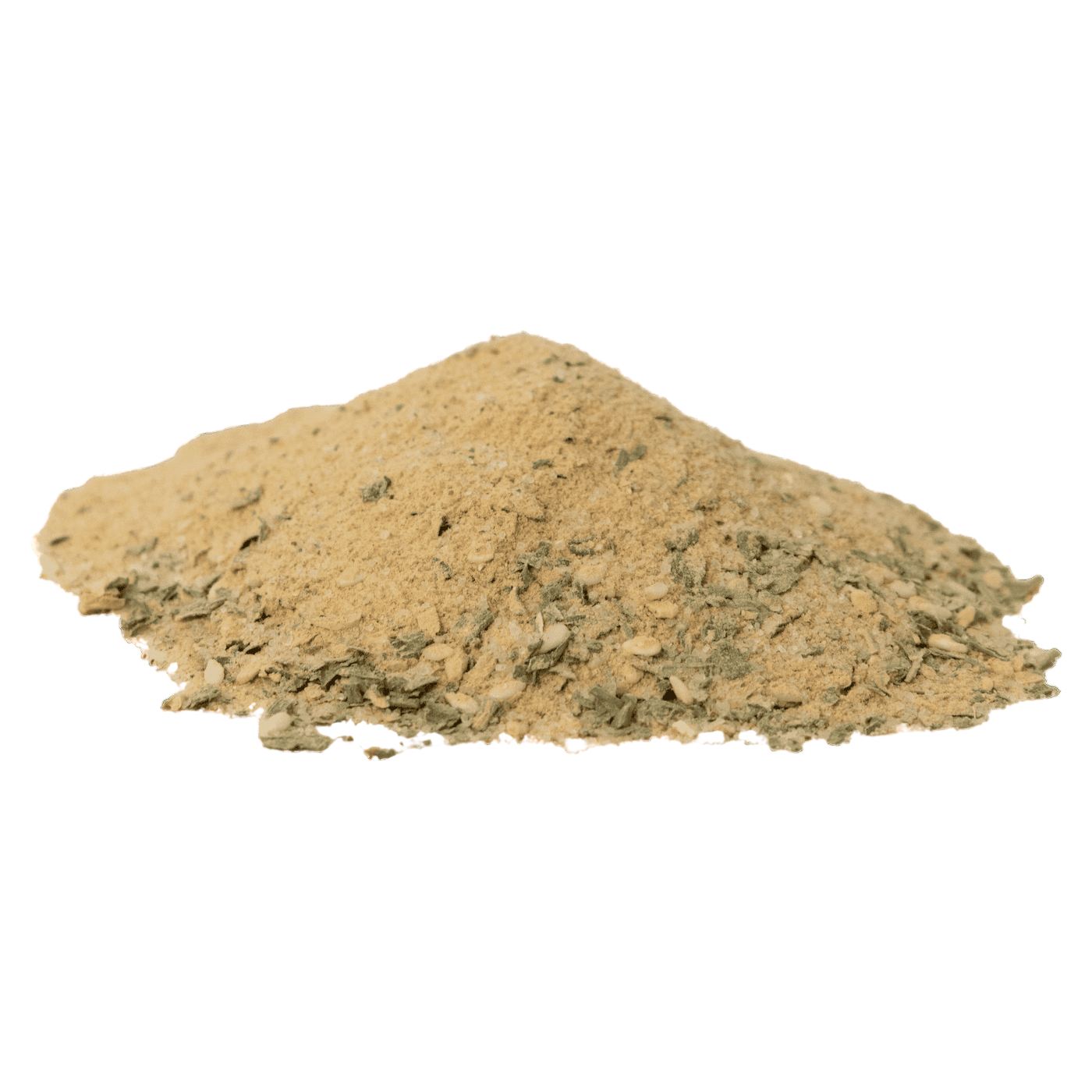 Fine ground deer scent attractant powder for hunting.
