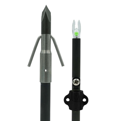 Lighted Carbon Gar Arrow and Bottle Slide