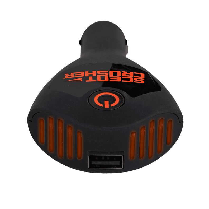 High-tech bowhunting rangefinder with bright display and ergonomic design.