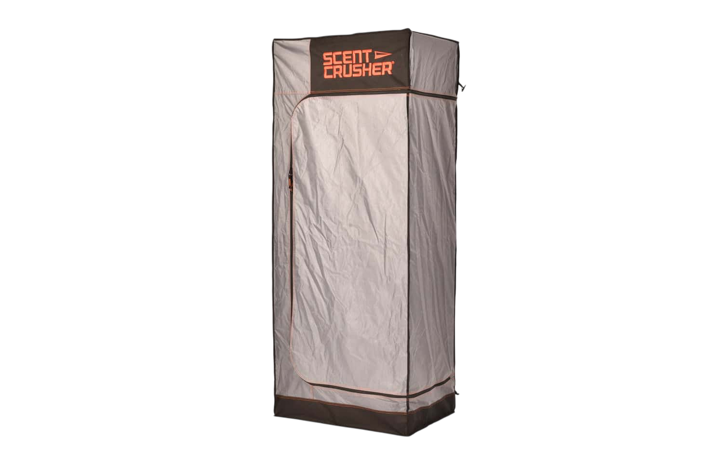 Collapsible scent control closet for bowhunting and outdoor activities.