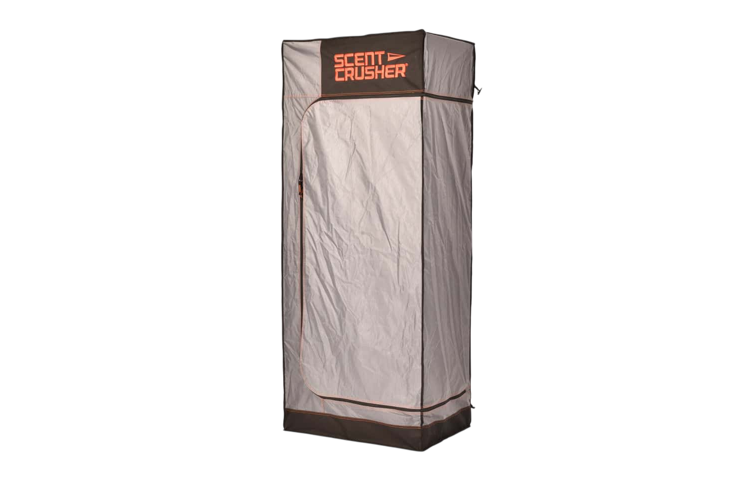 Collapsible scent control closet for bowhunting and outdoor activities.