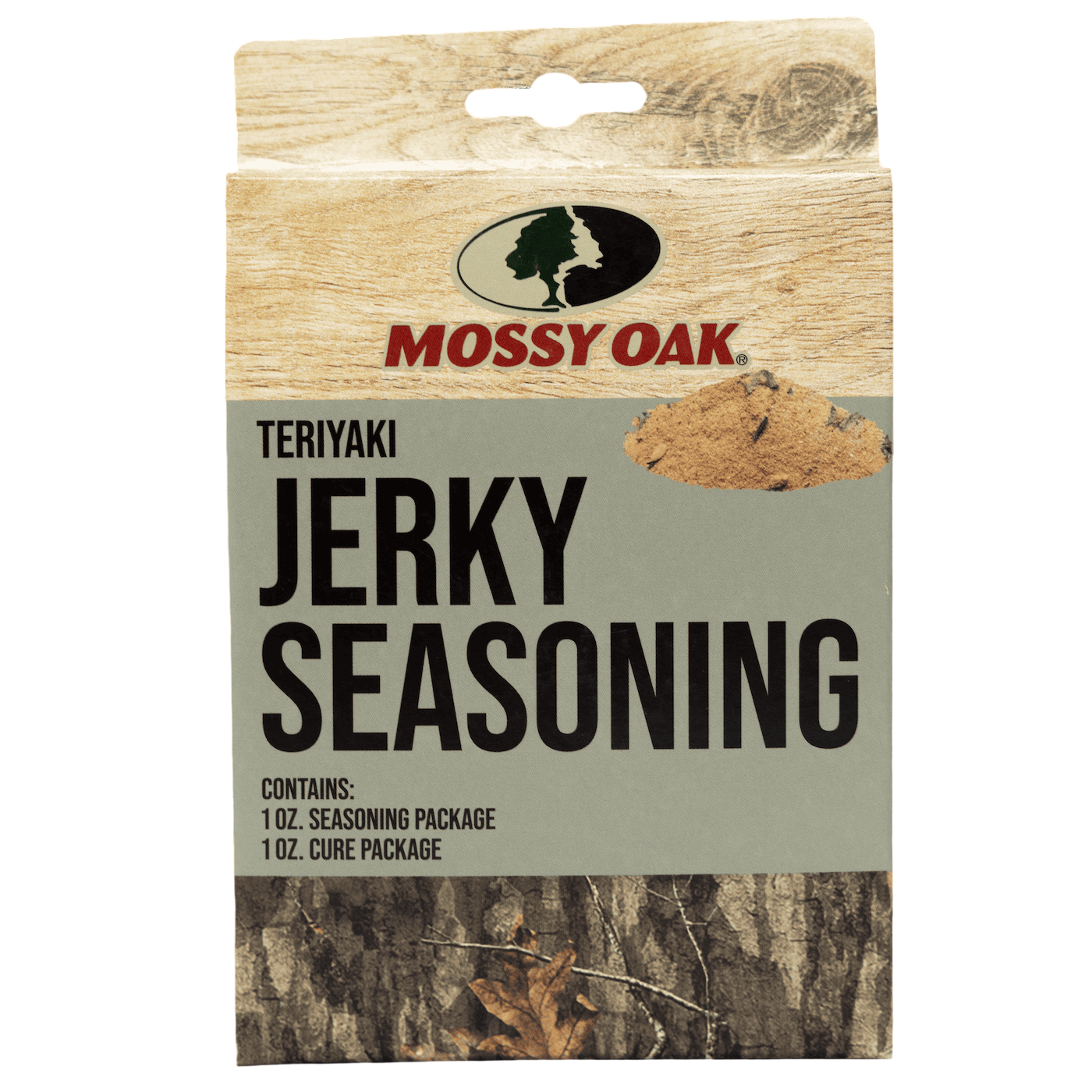 Ground turkey seasoning pack for outdoor cooking and hunting camp use.